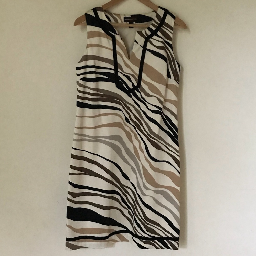 Dana BUCHMAN Zebra Striped Dress